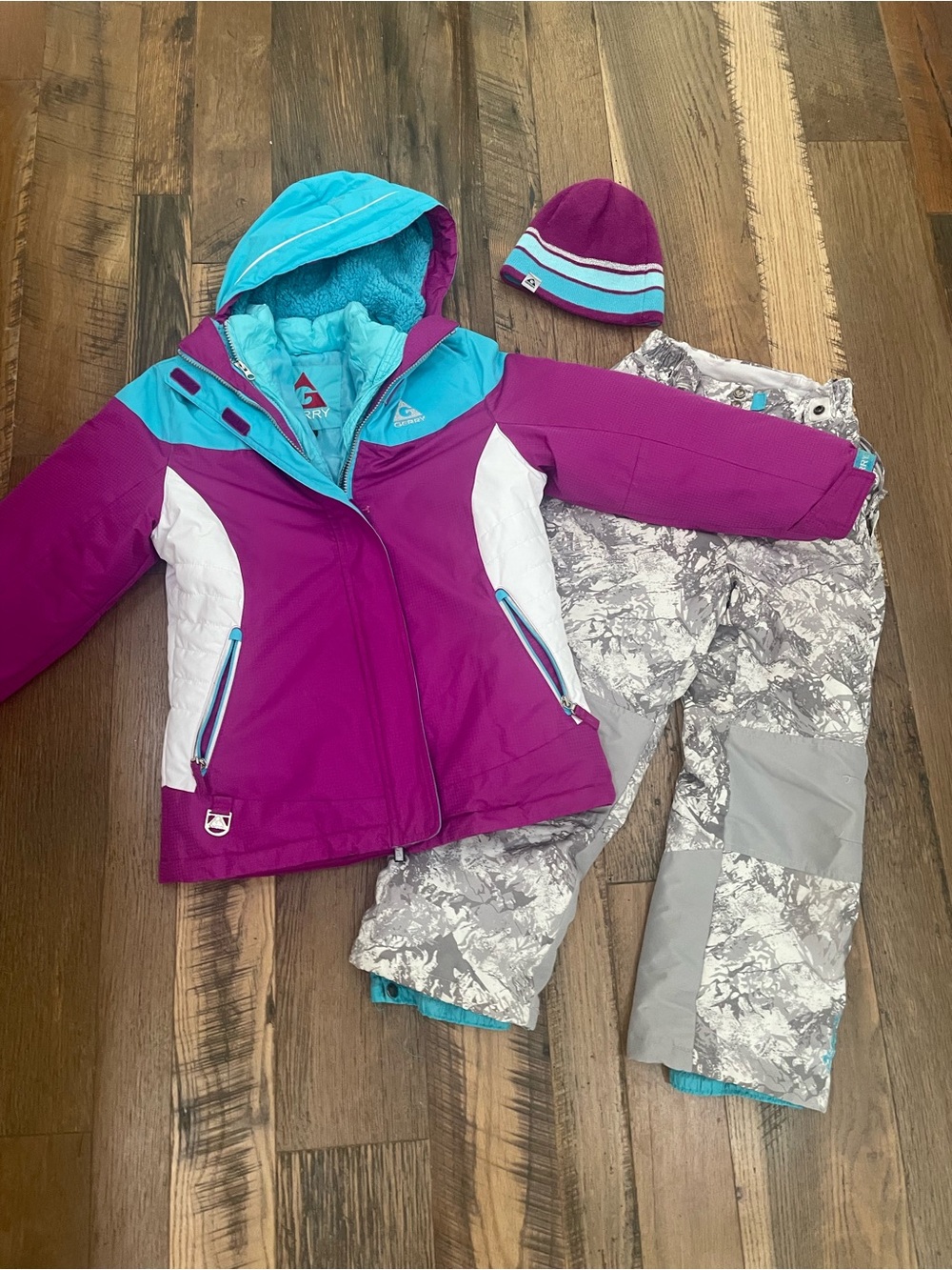 Gerry 4pc snow SET coat jacket bibs girl 10-12 - Picture 6 of 11